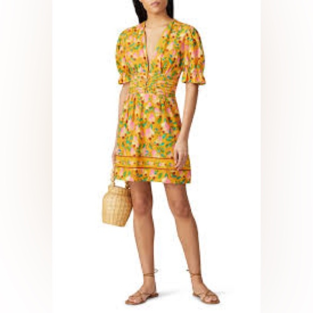 Farm Rio Mini cashew mini dress